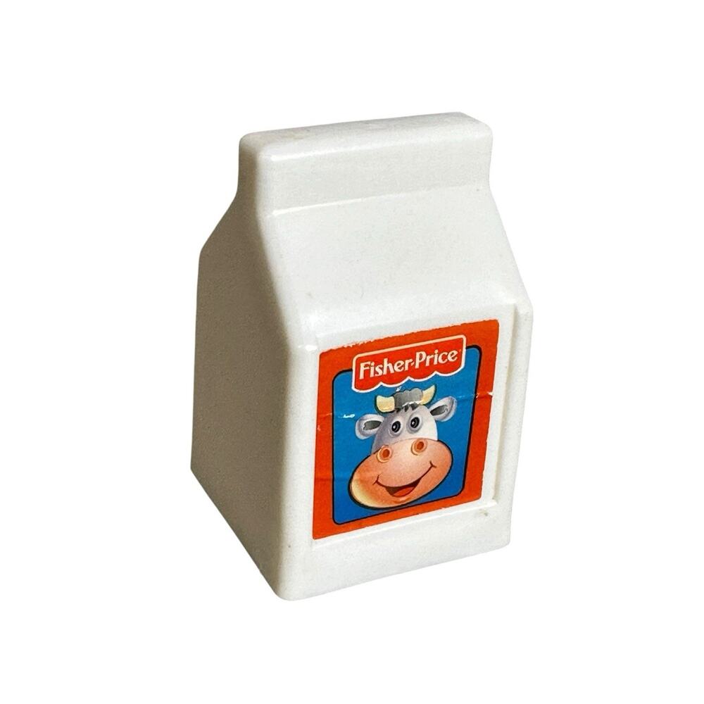 Fisher Price 2006 Fun With Food Shape Sorter Pot Cow Milk Carton replacement